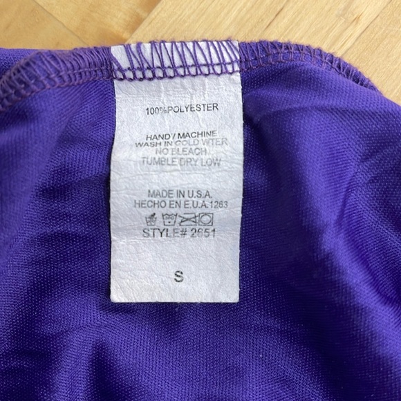 MAXIMA VINTAGE 3-PIECE SKIRT TOP CAMISOLE WOMEN Sz S EMBELLISHED SEQUINS PURPLE - Picture 12 of 16